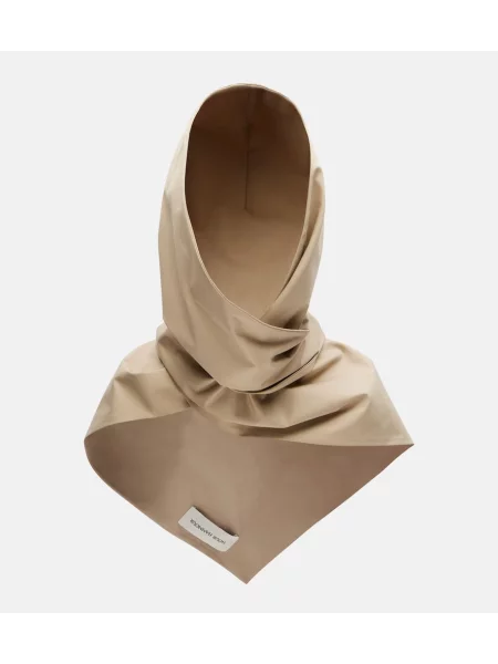 Fular Nour Hammour cu glugă din canvas bej