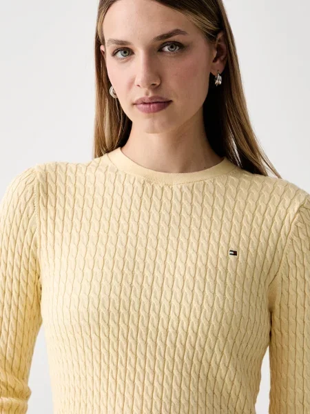 Tommy Hilfiger пуловер дамски от жълто