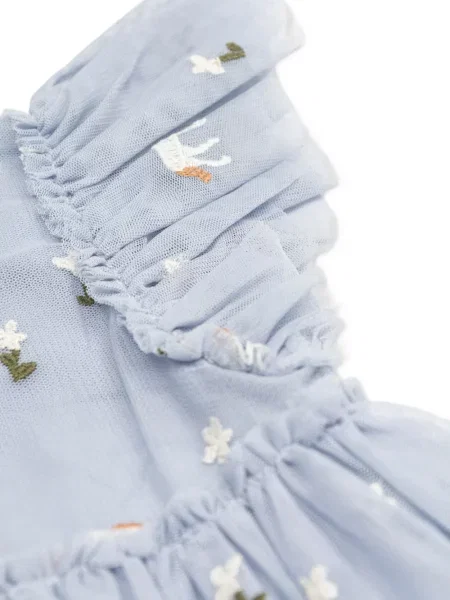 Sukienka mini dziecięca Stella Mccartney niebieska