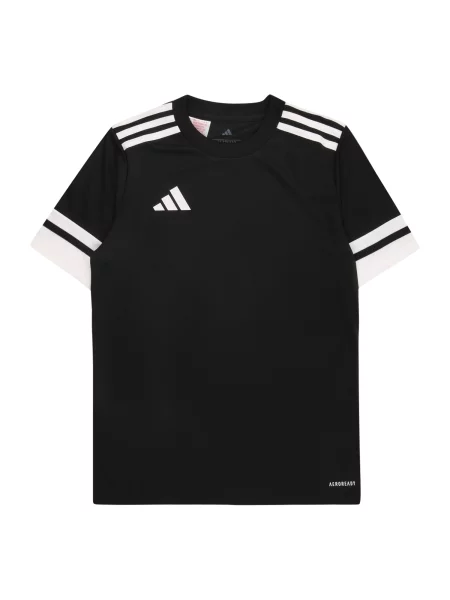 ADIDAS PERFORMANCE Tricou funcțional negru alb