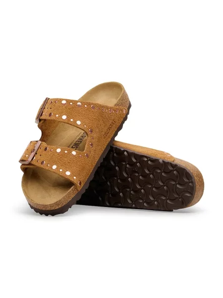 Замшевые шлепанцы Birkenstock