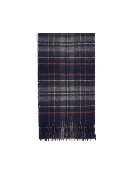 Fular Barbour de lână albastru