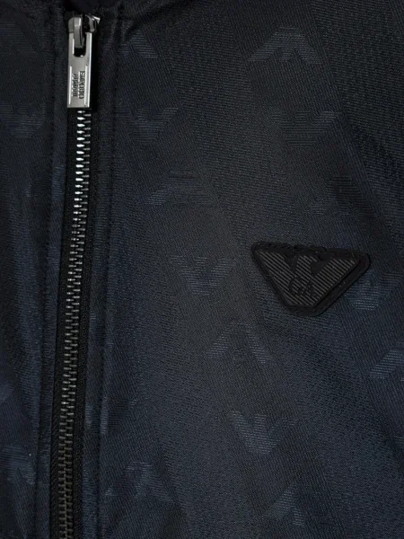 Kurtka bomber dziecięcy Emporio Armani niebieski