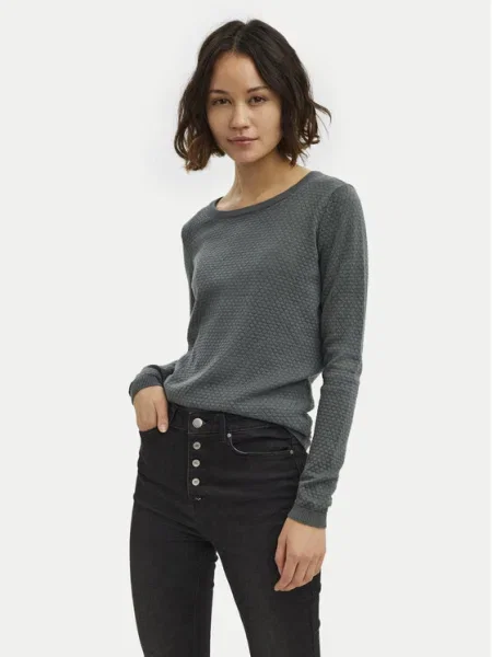 VERO MODA Sveter Care kaki zelená