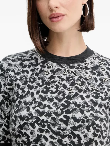 Top Twinset cu imagine gri