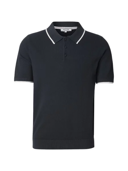 INDICODE JEANS Pulover Nomi albastru marin alb