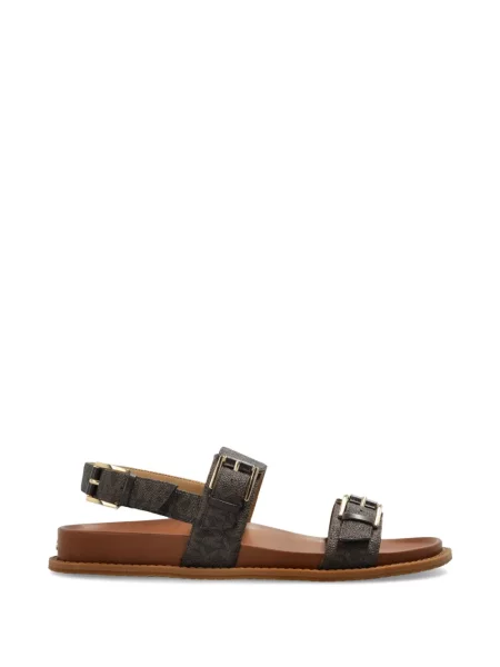 Decupat sandale Michael Michael Kors cu imagine cu cataramă alb
