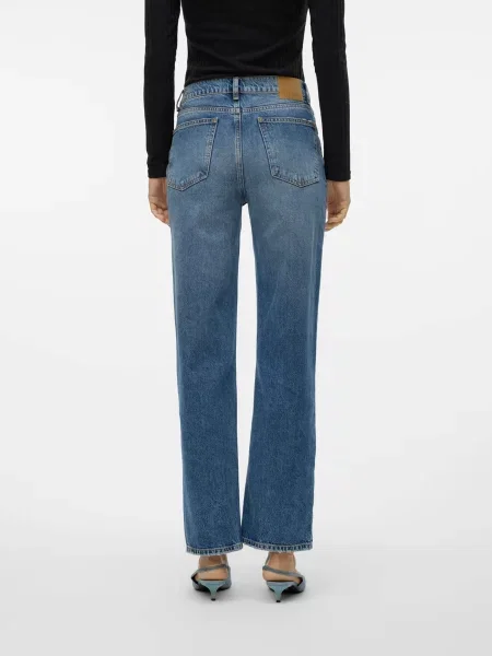 Прямые джинсы Vero Moda синие