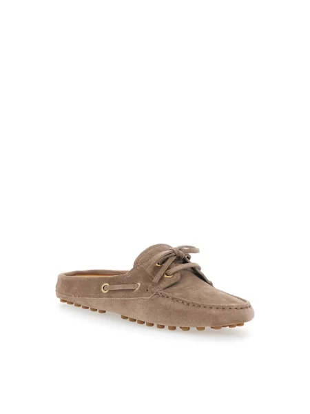 Klapki Tod's zamszowe brązowe