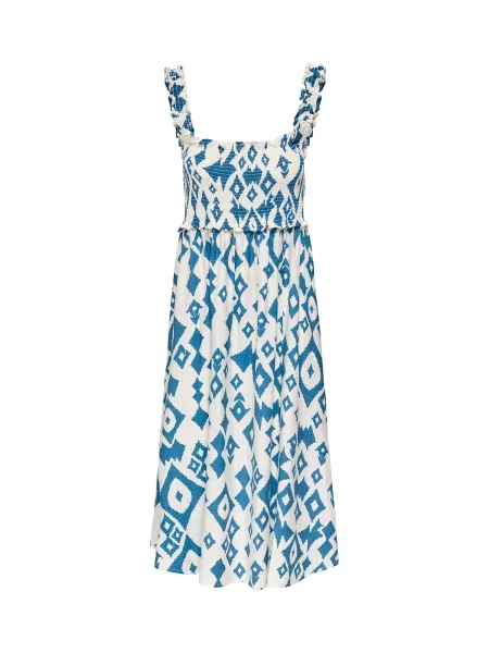 ONLY Rochie de vară albastru / natural alb