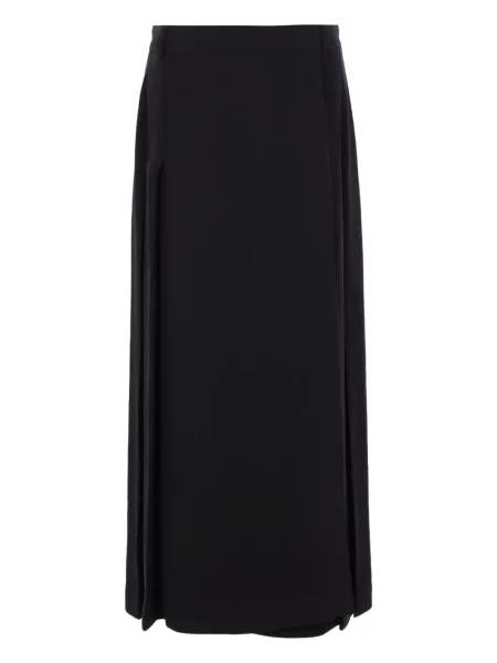 Fustă midi Toteme până la genunchi negru