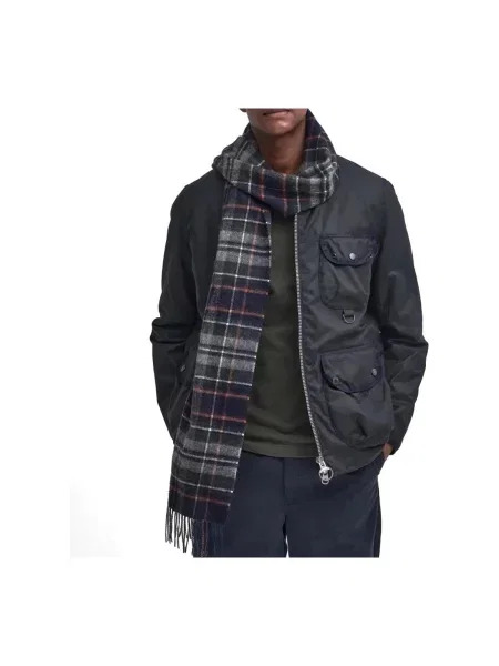 Fular Barbour de lână albastru