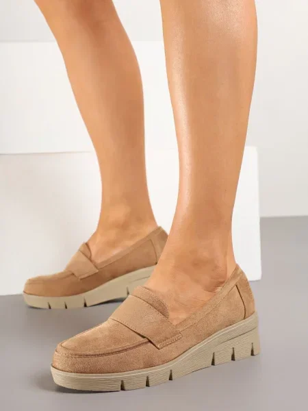 Pantofi casual Zorvia bej