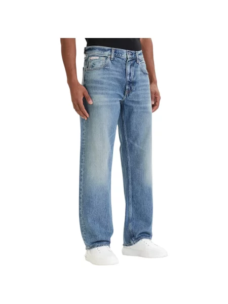 Džínsy Calvin Klein Jeans modrá