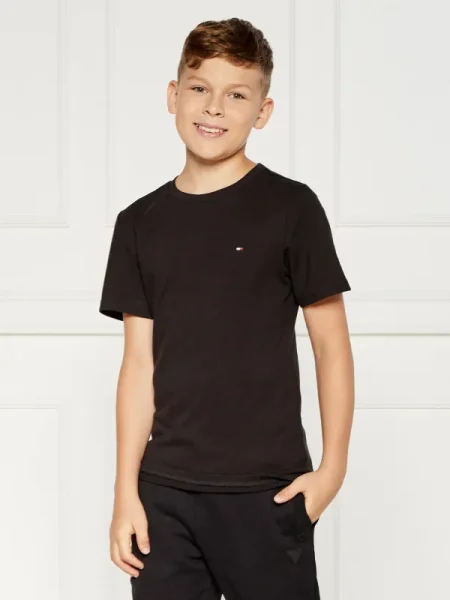 Tommy Hilfiger 2 póló készlet 2p Cn Színes Regular Fit fekete