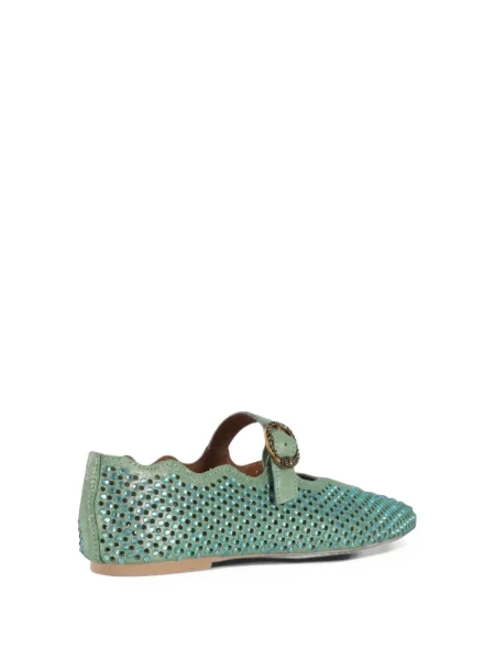 Балеринки Kurt Geiger London без ток зелено