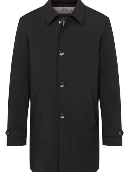 Bugatti Palton de primăvară-toamnă negru