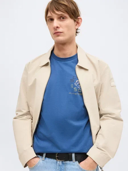 SCOTCH & SODA Tričko námornícka / tmavomodrá / žltá / ružová modrá