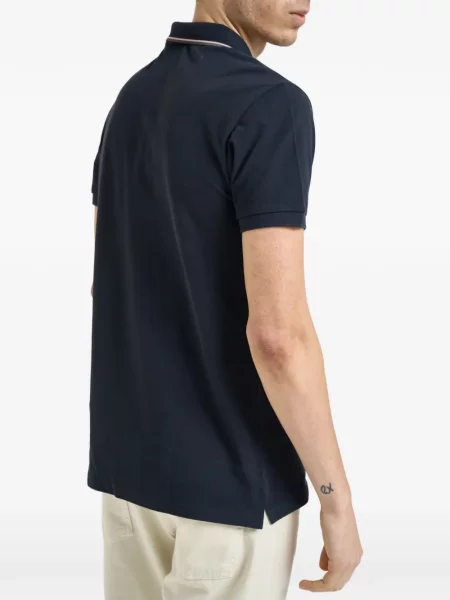 Tricou polo Colmar cu autograf albastru