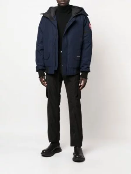 Bomber striukė Canada Goose su gobtuvu mėlyna
