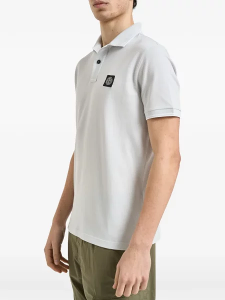 Polo Stone Island cu strasuri gri