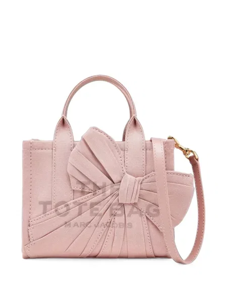 Geantă shopper Marc Jacobs cu funde roz
