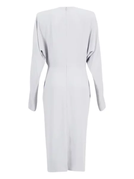 Rochie midi Stella Mccartney din satin drapată până la genunchi