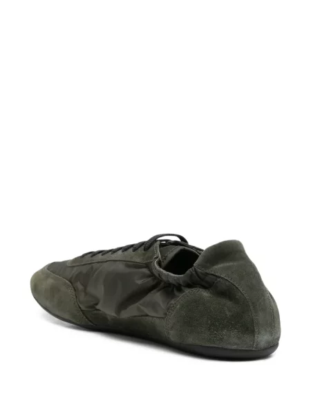 Sneakerși Prada cu volane verde