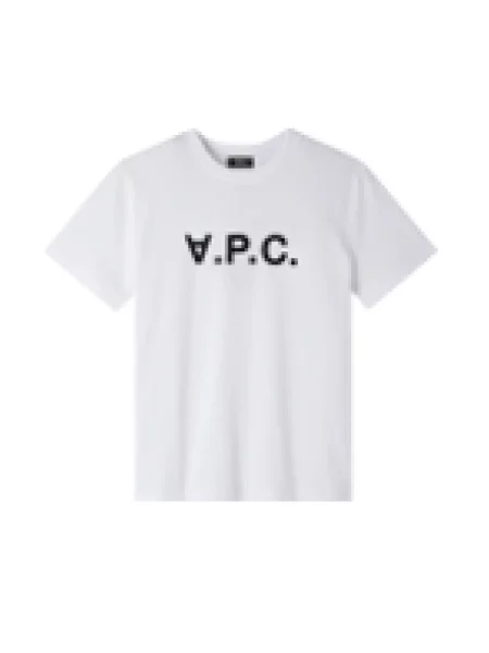 Koszulka A.p.c. z logo biała
