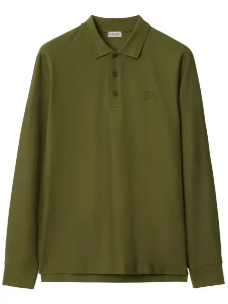 Lung tricou polo Burberry verde