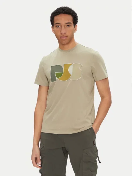 T-Shirt Parajumpers μπεζ