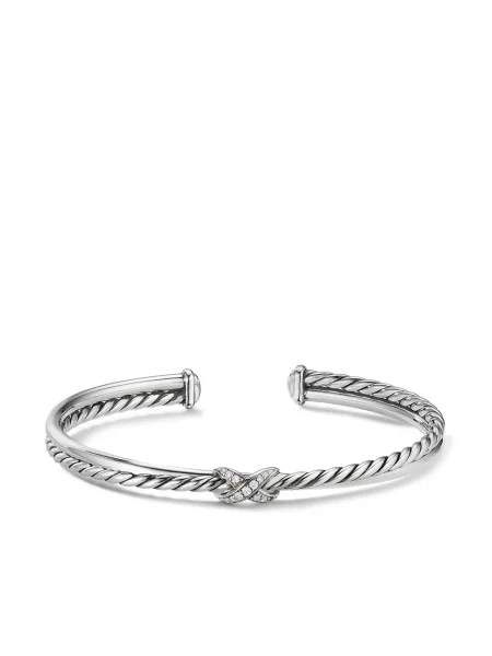 Brăţară David Yurman argintiu