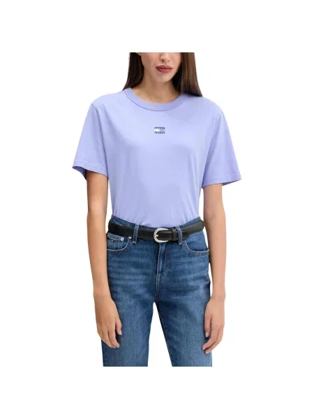 Tommy Jeans tričko fialová