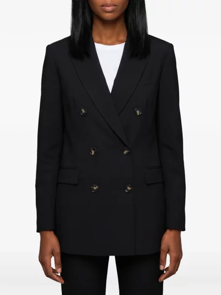 Sacou Sutton New York cu două rânduri de nasturi negru