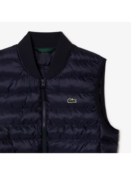 Lacoste Ocieplana Kamizelka Wodoodporna granatowy