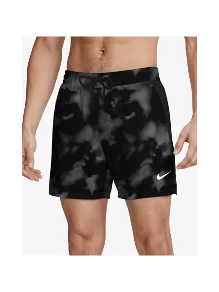 Kąpielówki Nike Swim Contend AOP Volley szare XS czarne