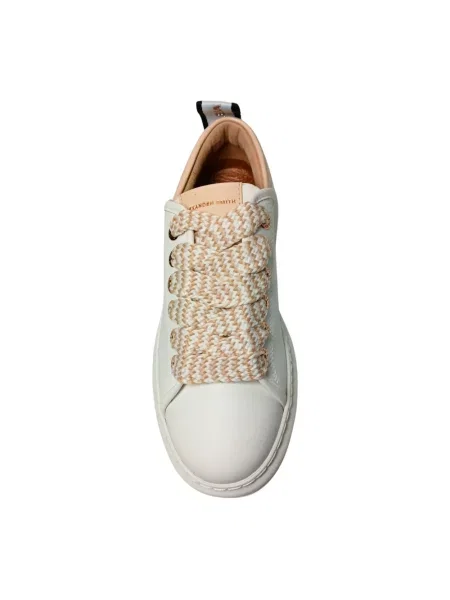 Sneakersy Alexander Smith skórzane białe