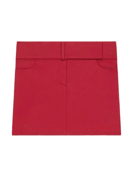 Mała mały spódnica mini Courreges czerwona