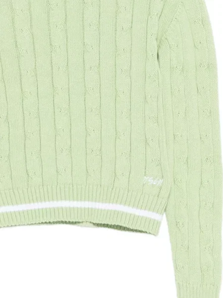 Sweter dziecięcy Msgm zielony