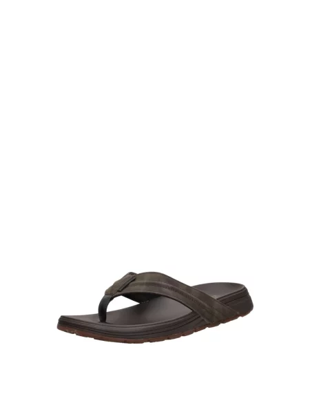 Klapki Skechers brązowe