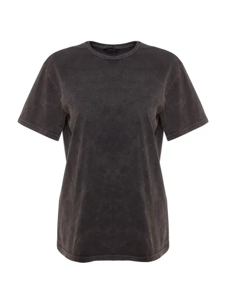 Trendyol Tricou metalic gri