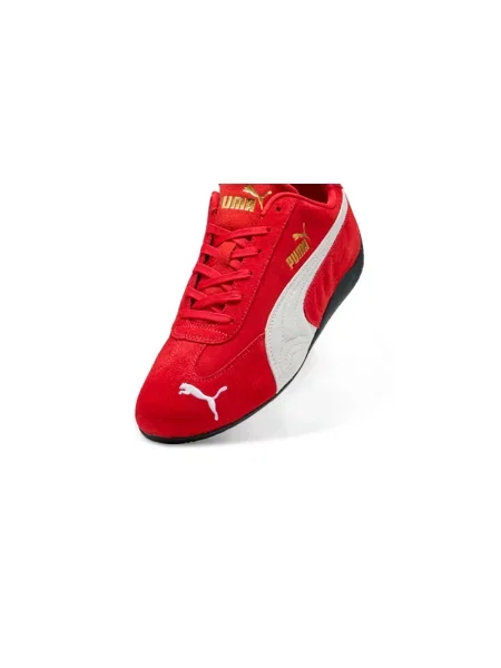 Sneakersy Puma skórzane czerwone