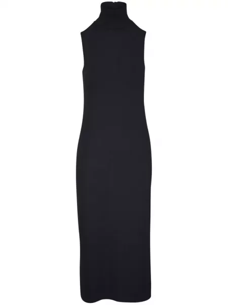 Rochie Vince cu gât halter de costum negru