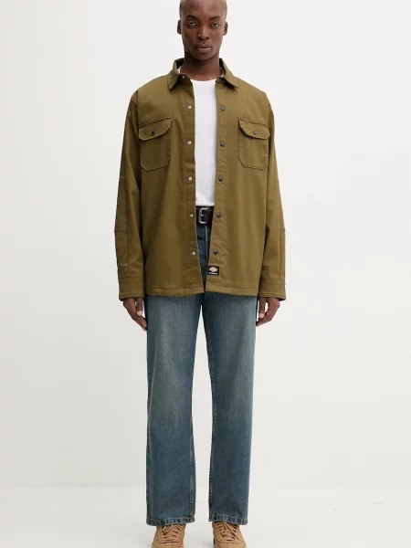 Сорочка Dickies regular класичний комір зелений