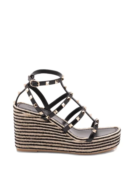 Espadrile Valentino Garavani cu dungi negru