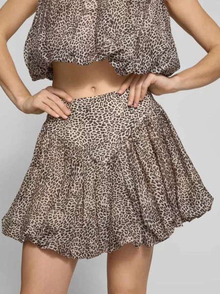 Spódnica mini z efektem stopniowania model ‘LISSETT’ Bardot