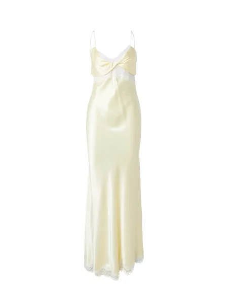 Bardot Rochie TARYN galben pastel alb
