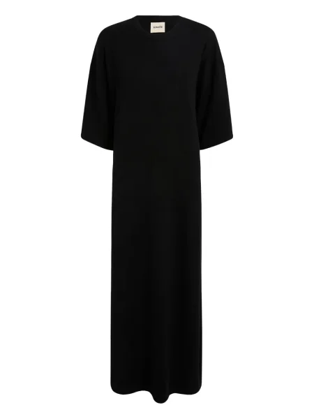 Maksi sukienka maxi Khaite garniturowa czarna