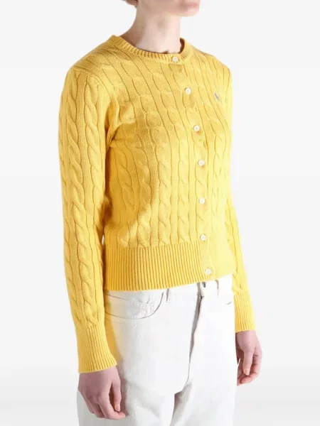 Geacă Polo Ralph Lauren tricotate albastru
