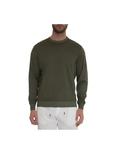 Sweter Kiton z kaszmiru zielony